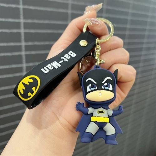 Móc Khóa Bat Man chibi dang tay . Dây móc dài : 10cm - Mô Hình Cao : 6cm - Nặng 50gram - SKU: moc269a - (Vat: MK001) - K75-T7-S8