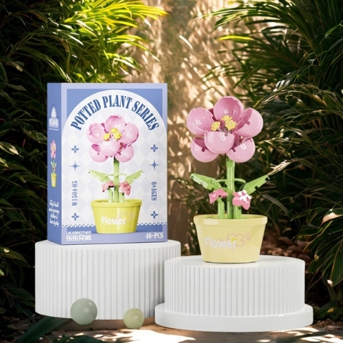 Combo 3 bộ Lắp Ghép Lego Hoa dâm bụt - 46 hạt - Full Box - Sku : LGW1504-05 - ( VAT 001-C3-11 ) - K115-T2-S5