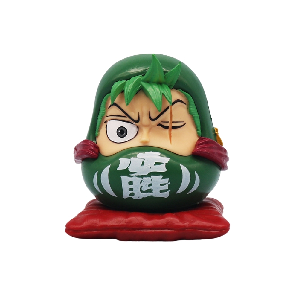 Mô Hình OnePiece zoro chibi Tượng thần tài Daruma - Cao 7.5cm - nặng 200gram - Figure OnePiece - Có Hộp Màu - (VAT E523-59)  - K26-T1-S4