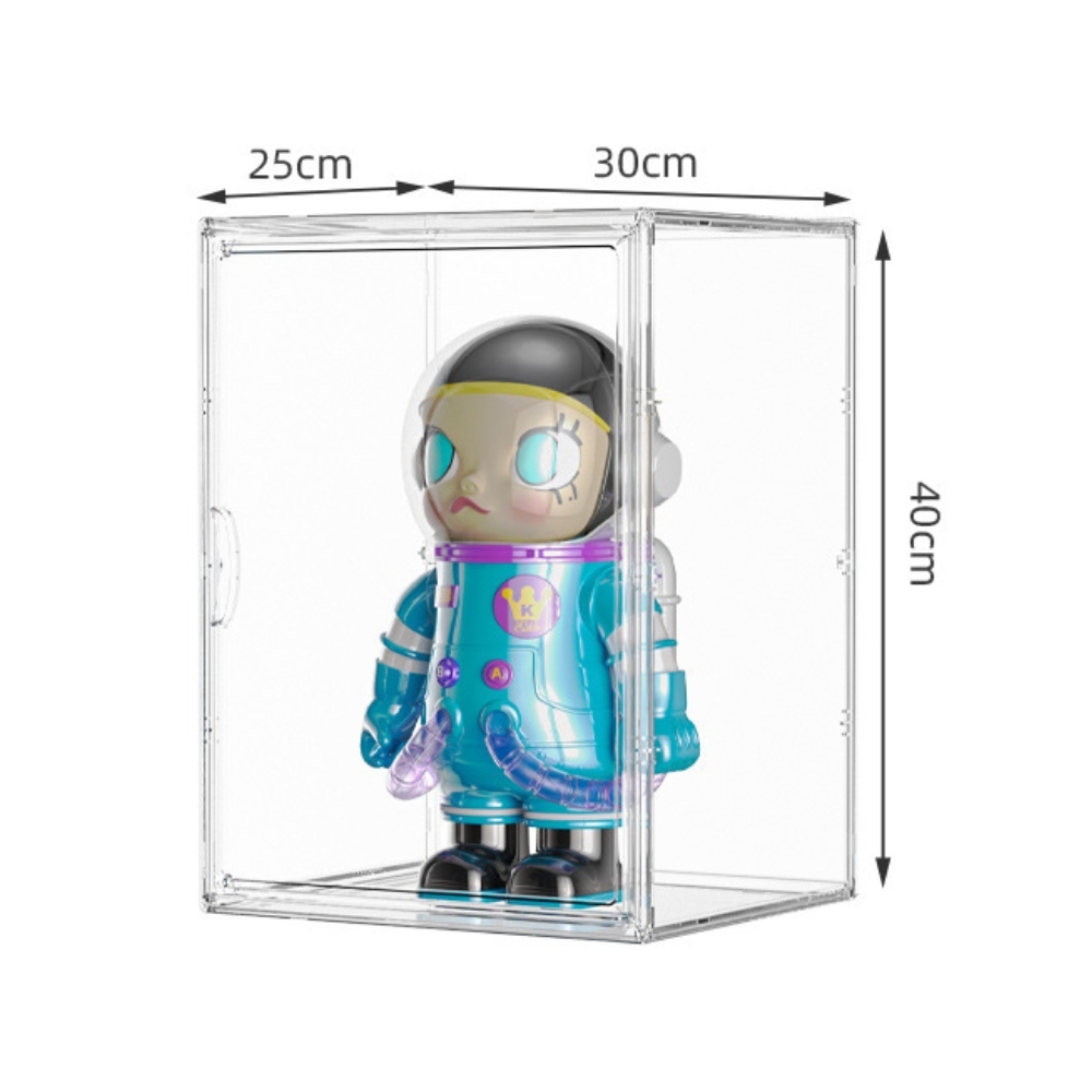 Hộp Meca Trưng Bày Mô Hình Túi Xách Giày – Cao 40cm Dài 30cm Rộng 25cm – Kệ Trưng Bày Trong Suốt Sang Trọng T4