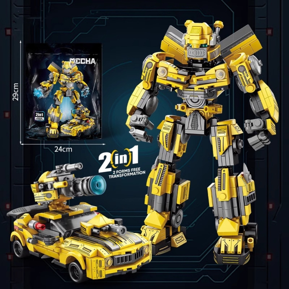Đồ Chơi Lắp Ghép Lego ( 2 in 1 ) Oto và Robot BumbleBee - 441 hạt - Full Box - Sku : LG-C5237 ( VAT 001-21-25 ) K131- T1-S14