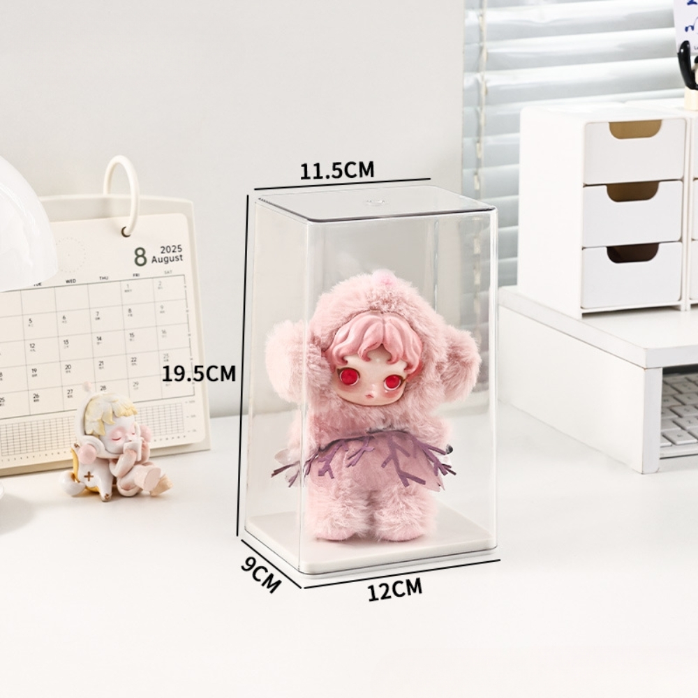 Hộp Meca Trưng Bày 19.5cm Có Nẹp Ôm – Kệ Trưng Bày Trong Suốt – Bảo Vệ Mô Hình Cao Cấp T4