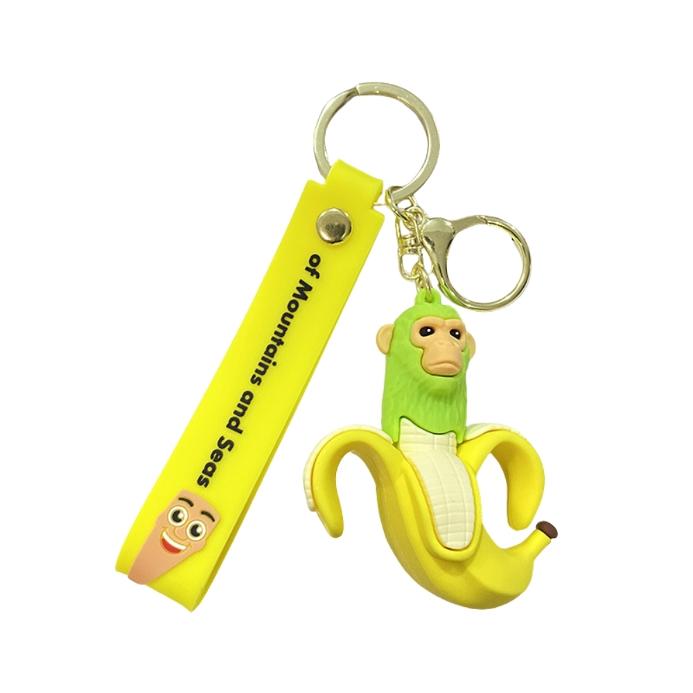 Móc Khóa Chimpanzini Bananini - Dây móc dài : 9cm - Mô Hình Cao : 7.6cm - Nặng : 50gram - No Box : bọc túi OPP K76-T4-S8