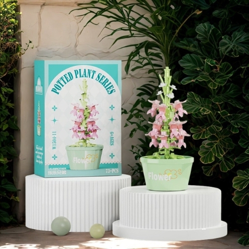 Combo 3 bộ Lắp Ghép Lego hoa kim ngư thảo - 73 hạt - Full Box - Sku : LG-W1504-11 (VAT 001-C3-11) - K115-T2-S11