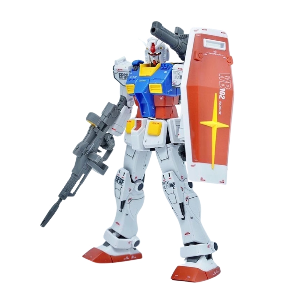 Đồ chơi trẻ em - Hộp đồ chơi lắp ghép Robot - Gundam GTO RX-78-2 Gundam 1/144  Cao 17cm - nặng 150gram - Figure Gundam - Có hộp màu -Sku : 012-1 - ( Vat : 006-01-90 )- K19-T4-S9