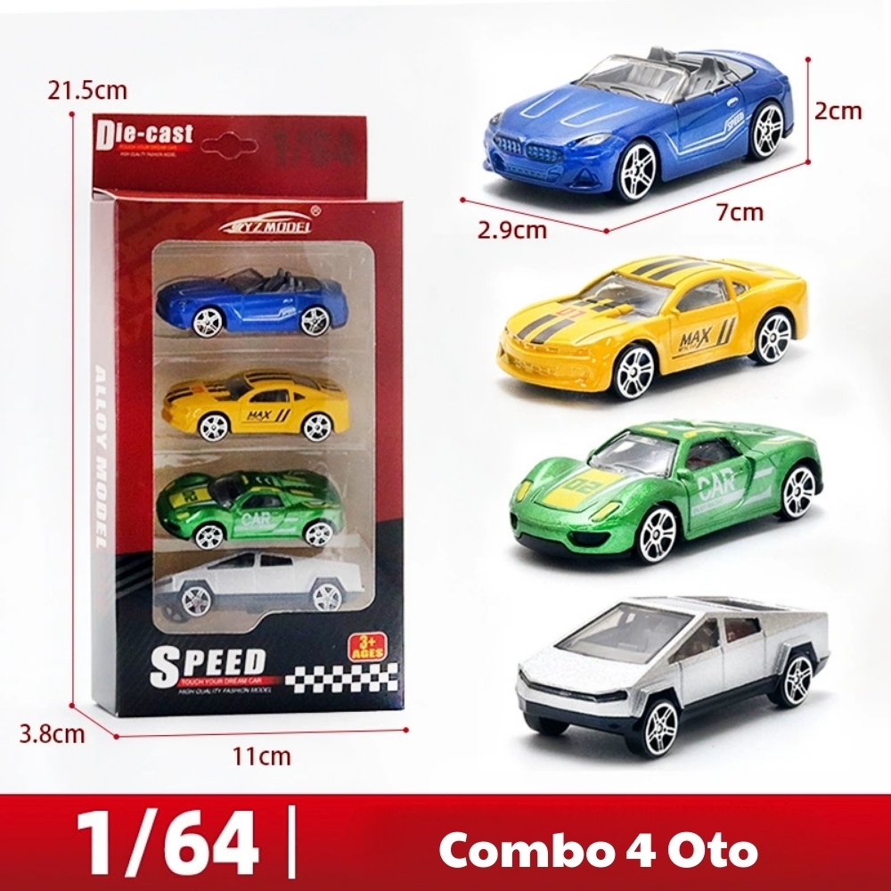 Mô Hình Xe Vỉ 4 Oto Hợp kim Bản C - Dài 7cm - cao 2cm - nặng 200gram - Figure Oto - FULL BOX : box màu - SKU : oto-YZ6432H-E - ( Vat : DOTTHN2 !!! ) - K151-T2-S1