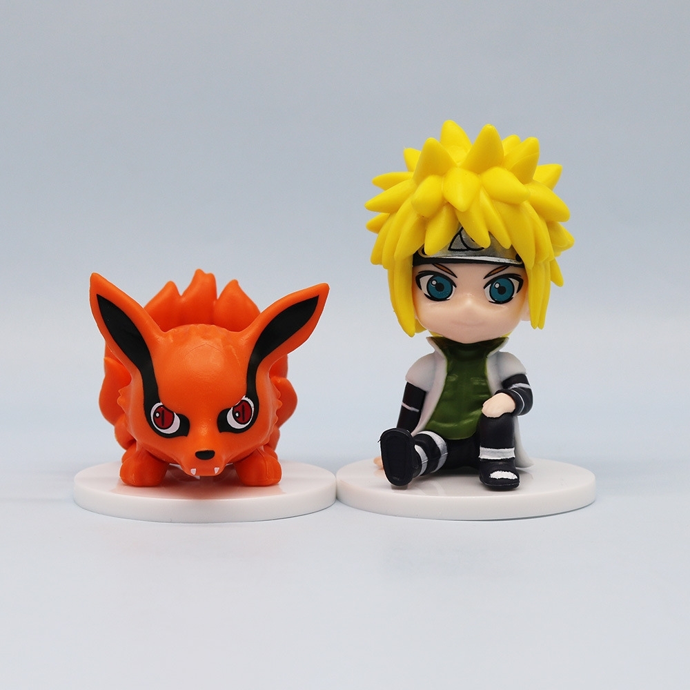 Mô hình Naruto - combo 8 nhân vật Naruto Sakura Gaara Shikamaru Itachi Kakashi Lee Orochimaru Tsunade... - Figure Naruto - No Box - N3-K39-T1-S3