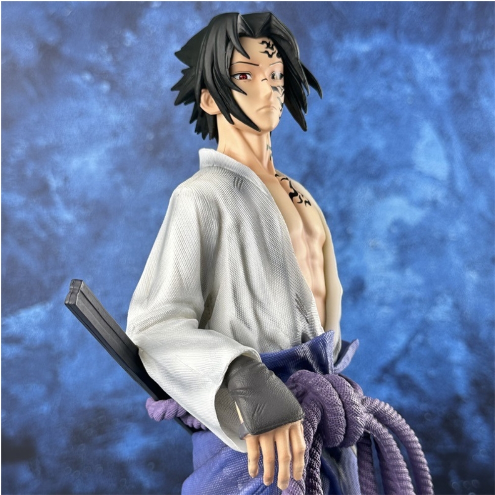 Mô Hình Naruto Sasuke dáng đứng siêu ngầu có base cao - 42cm - Nặng - 2000gram - Figure Naruto - Box xốp Hộp carton