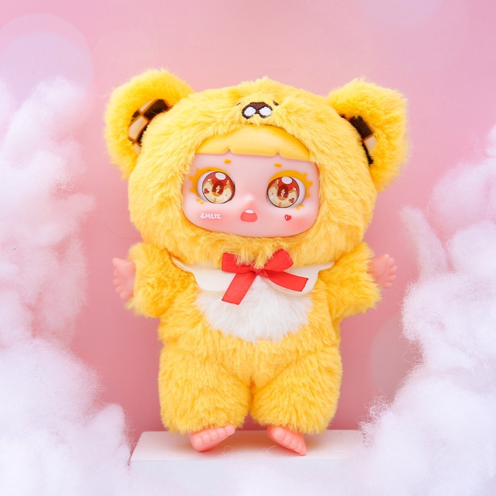 Dudu Hui Sở Thú blind box ngẫu nhiên 6 hộp - cao 20cm - Nặng 500gram - Túi Mù - Hộp Màu