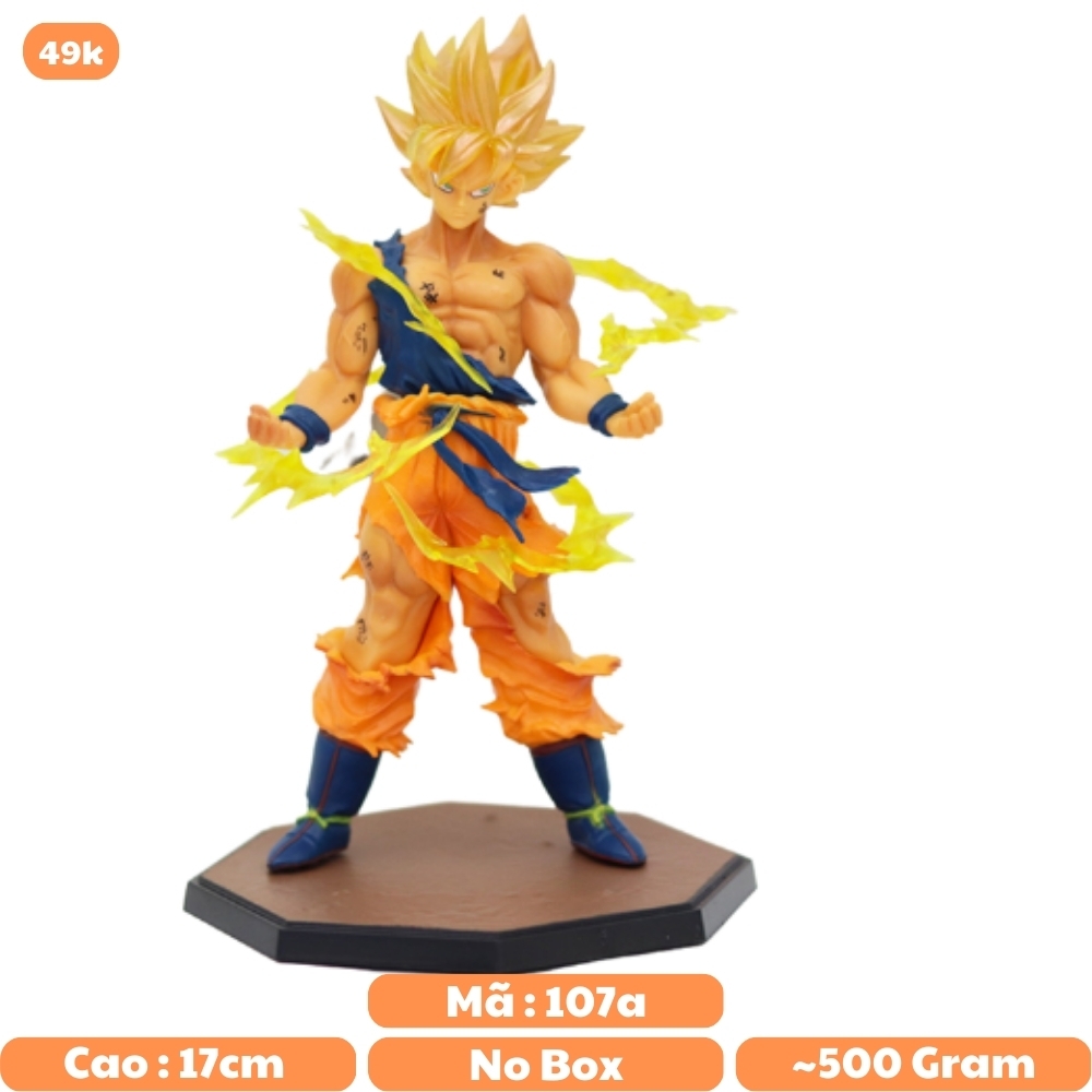 Mô hình đồ chơi - SonGoku super saiyan siêu đẹp kèm hiệu ứng - Dragon Ball - No Box - N1-K22-T2-S3