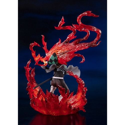 Mô hình đồ chơi - Kamado Tanjirou trạng thái chiến đấu - hiệu ứng kiếm lửa -  Kimetsu No Yaiba - Có Hộp Màu - N1-K37-T4-S10 (N5)