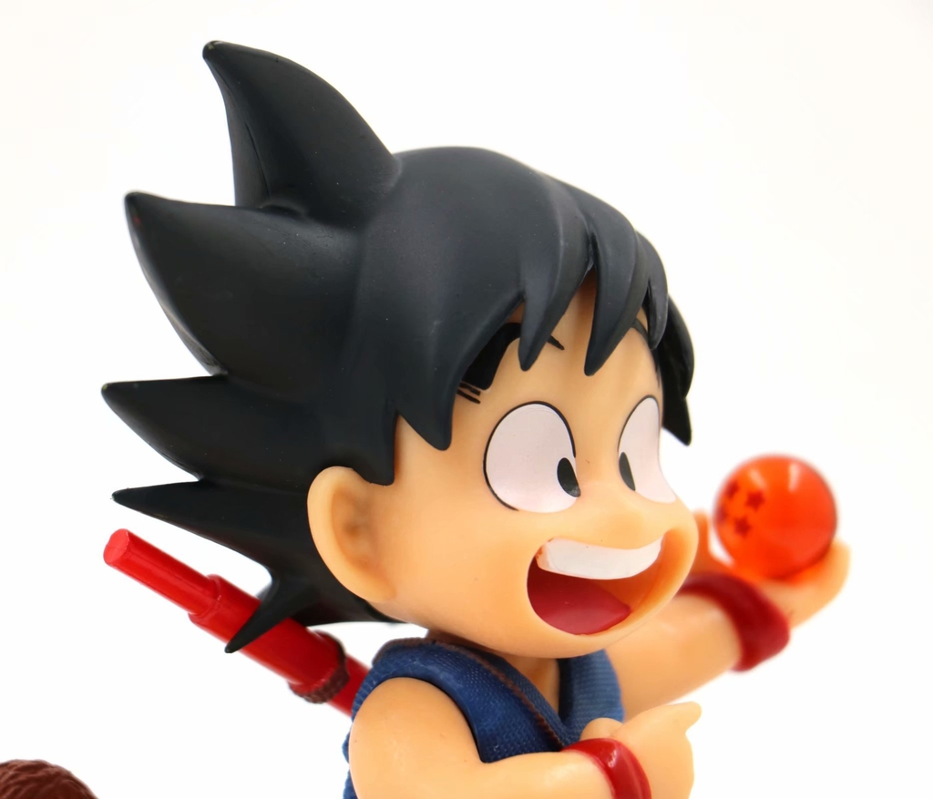Mô Hình DragonBall Songoku ngồi mây cầm ngọc rồng cao 12cm , Figure Dragonball , No Box
