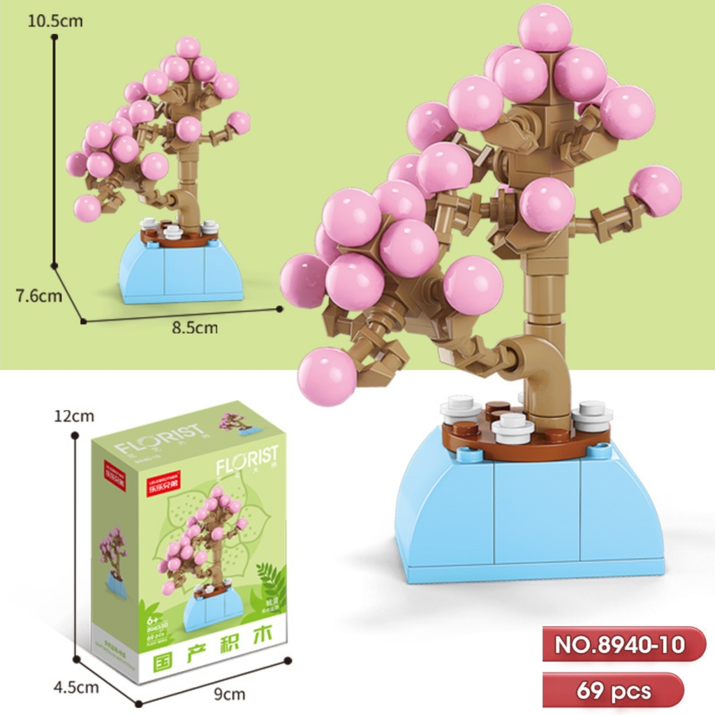 (Giá 1 Hộp - Set 12 Hộp - Đặt Số Lượng 12) - Bộ  lắp ghép Hoa. SKU: LG-8940 - (VAT 001-06-11) - K130-T1-S13