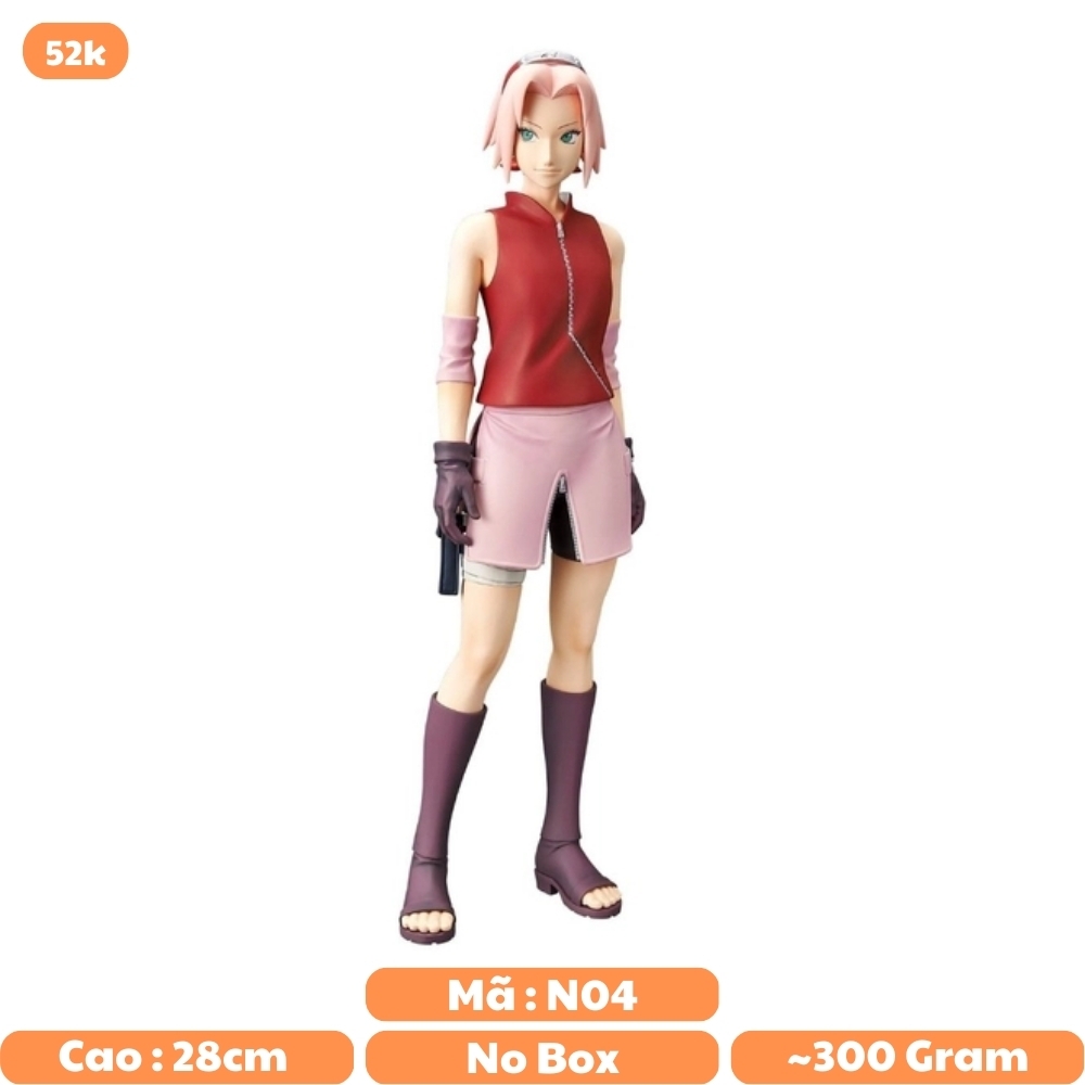 Mô Hình Naruto Sakura dáng đứng siêu đẹp cao 28cm - Figure Naruto - No Box - K3-T1-S11