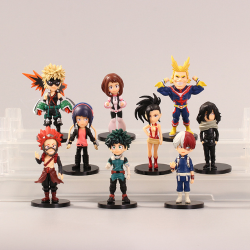 Mô Hình đồ chơi - 9 nhân vật Deku , All Might ,Todoroki Shoto ,Bakugo Katsuki figure my hero academia - Học Viện Siêu Anh Hùng - No Box