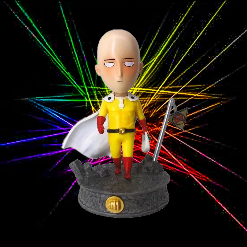 Mô Hình Đồ Chơi - 1 đấm Saitama - Cao 18cm - nặng 800Gram - OnePunchMan - Có Hộp Màu