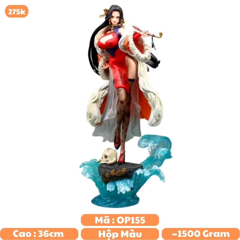 Mô Hình OnePiece Boa Hancock dáng đứng  - Cao   36cm - rộng 19cm - nặng 1kg5 - Box xốp - Hộp carton - K16-T4-S7