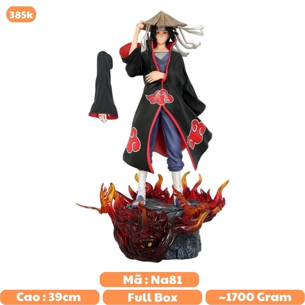 Mô hình Naruto Itachi akatsuki - Cao 39cm - nặng 1kg7 - Figure Naruto - Full Box - K10-T4-S3