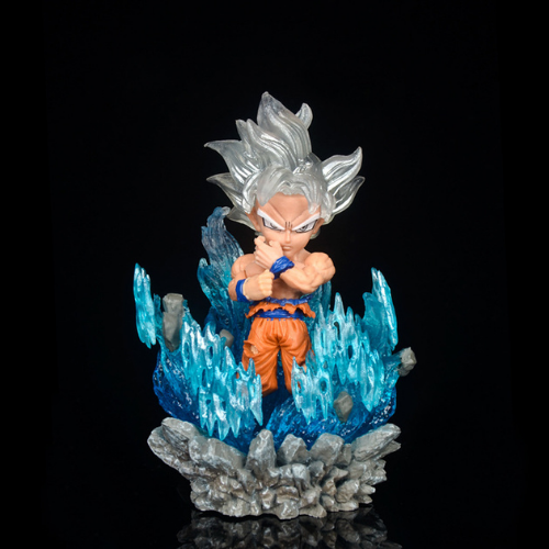 Mô hình đồ chơi - SonGoku bản năng vô cực , có led , Cao 11cm  - Dragon Ball - No box - N1-K38-T2-S10