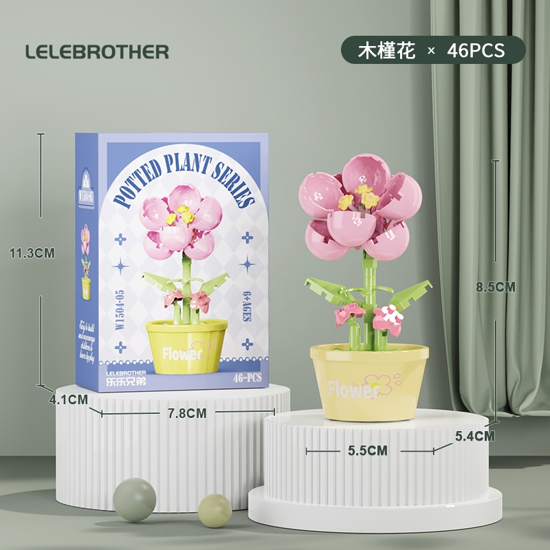 Combo 12 mẫu bộ lắp ghép chậu hoa. SKU: LG-W1504 ( VAT 001-C12-60 ) - K95-T3-S1-2-3-4