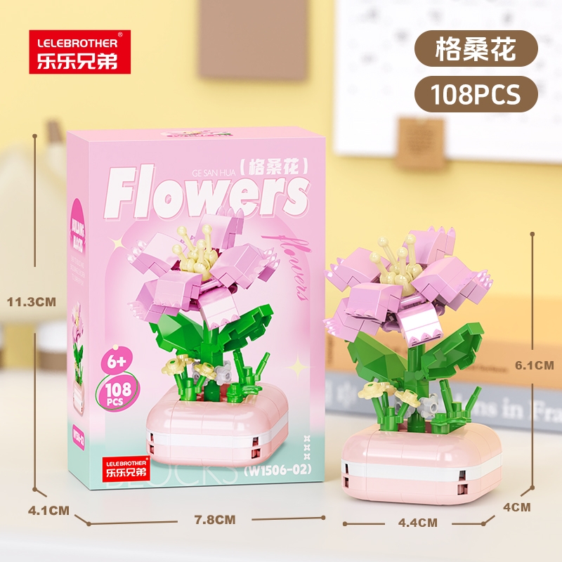 Combo 6 mẫu bộ lắp ghép chậu hoa. SKU: LG-W1506 ( VAT 001-C6-30 ) - K115-T1-S1-2