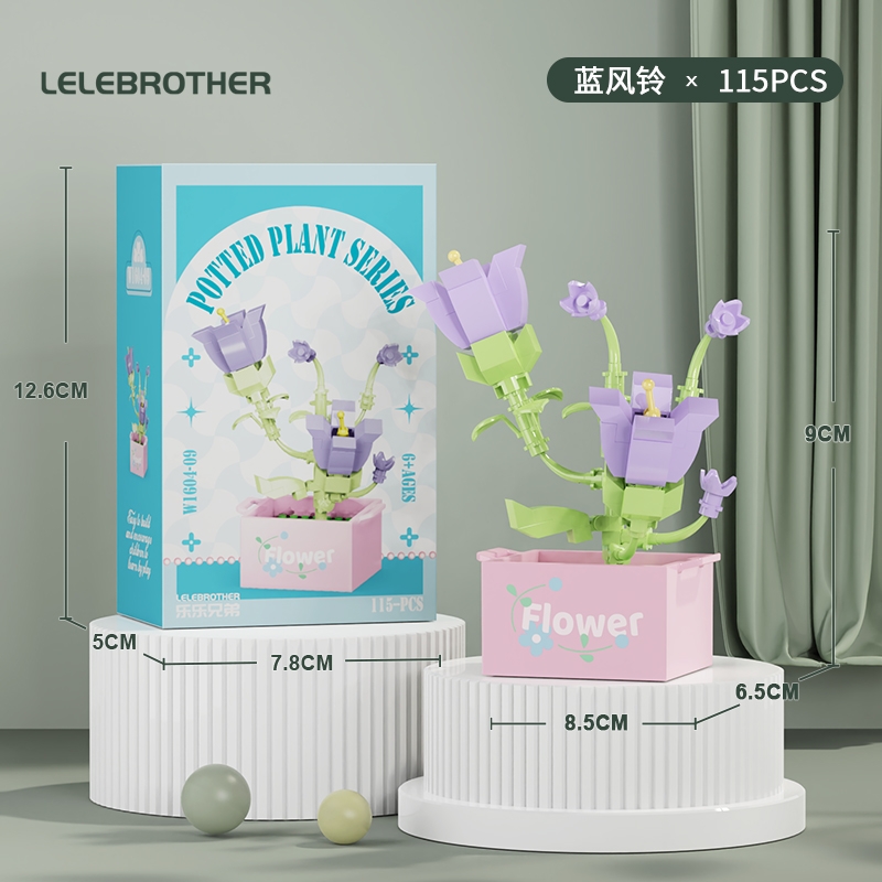 Combo 12 mẫu bộ lắp ghép chậu hoa. SKU: LG-W1604 ( VAT 001-C12-60 ) - K91-T1-S1-2-3-4