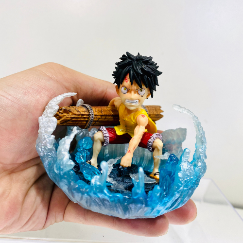 Mô hình đồ chơi - Luffy Marine có LED siêu đẹp Cao 8cm - One Piece - No box - N1-K24-T2-S1