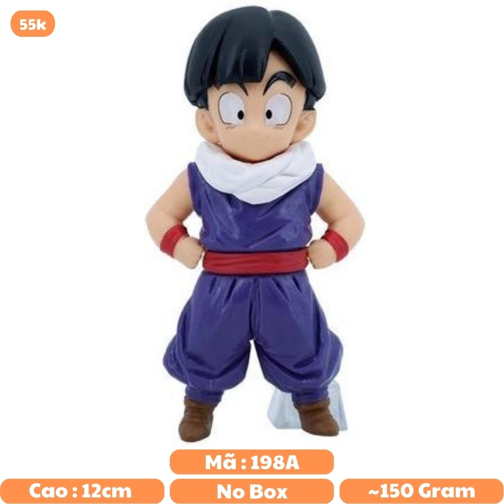 Mô Hình Dragon Ball Gohan hồi nhỏ dễ thương - Cao 12 cm - Nặng 150 Gram - DragonBall - No Box - N1-K49-T2-S3