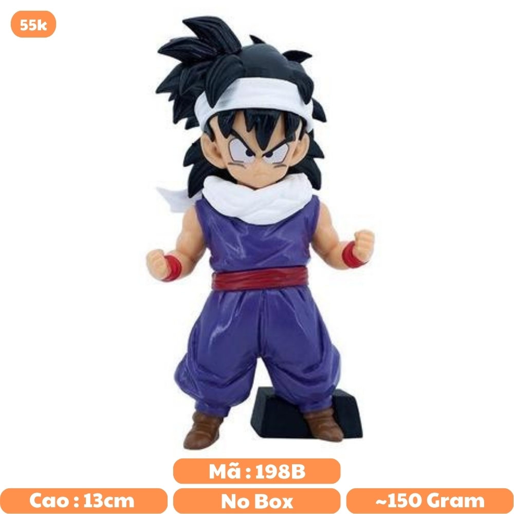 Mô Hình Dragon Ball Gohan hồi nhỏ đầu quấn khăn - Cao 13 cm - Nặng 150 Gram - DragonBall - No Box - N1-K49-T2-S2