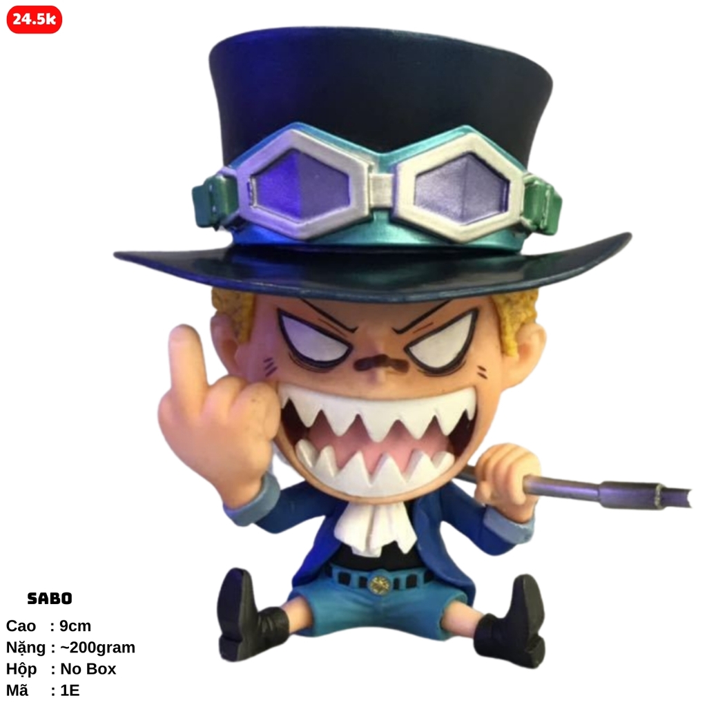 Mô hình trang trí -  Sabo cực dễ thương -  One Piece - Bộ Chibi - No Box -SKU : 1A - ( Vat : 65994 )- K16-T1-S5