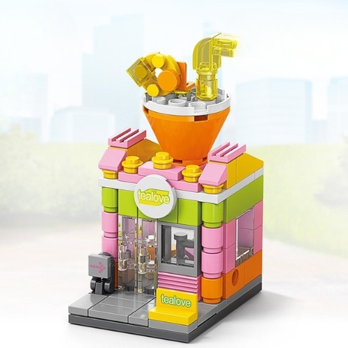 Bộ Đồ Chơi Lắp Ghép Mô Hình Cửa Hàng Trà Sữa - 105pcs - Full Box - Sku : LG-8924-3 ( VAT 001-11-11) K120-T1-S3