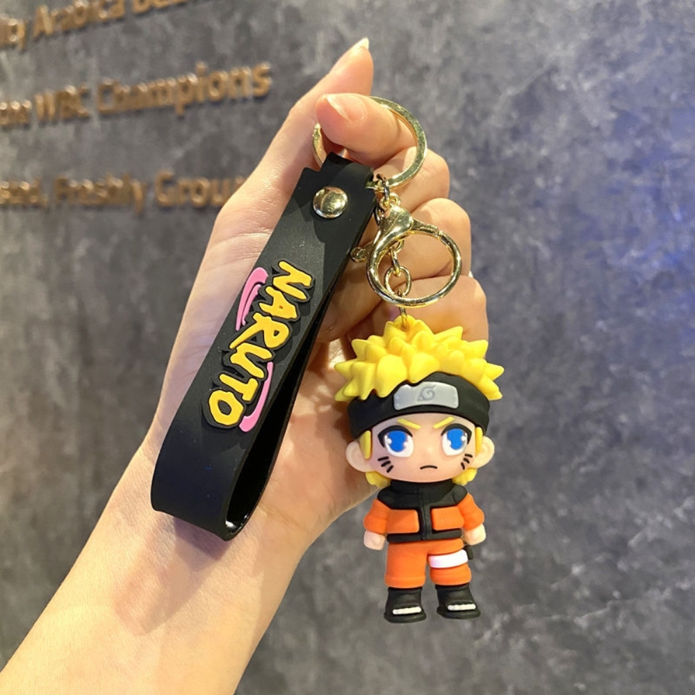 Móc Khóa naruto mới dáng đứng - Dây móc dài : 9.5cm - Mô Hình Cao : 6cm- Nặng : 50gram - bọc túi OPP - SKU: moc201 - (Vat: MK001) -  K76-T2-S10