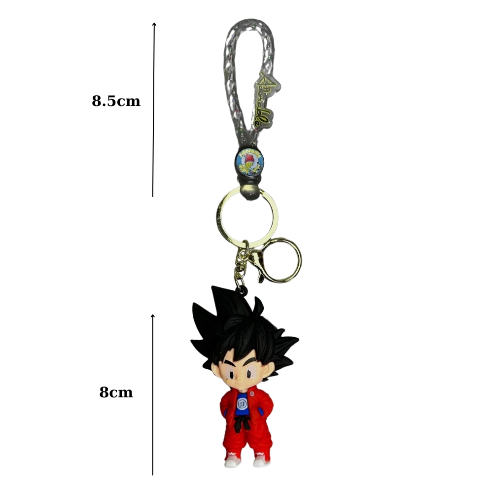 móc khóa goku sành điệu áo đỏ - Dây móc dài : 8.5cm - Mô Hình Cao : 8cm - Nặng : 50gram - No Box : bọc túi OPP