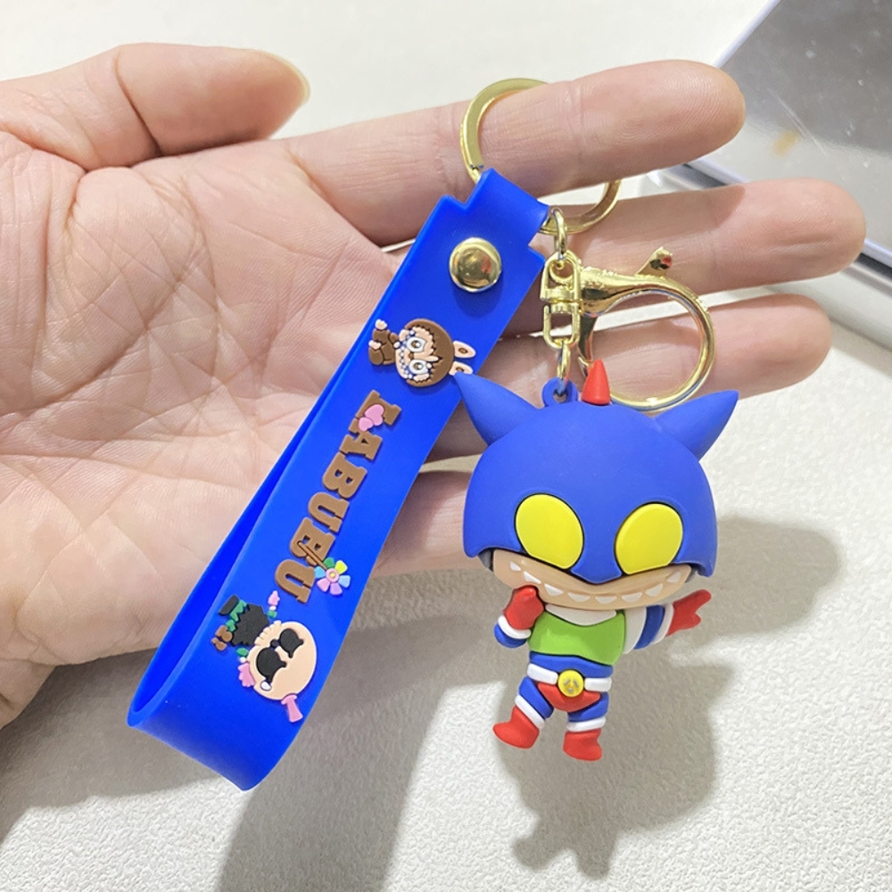 Móc Khóa labubu cosplay siêu nhân - Dây móc dài : 10cm - Mô Hình Cao : 6cm - Nặng : 50gram - No Box : bọc túi OPP K76-T5-S4