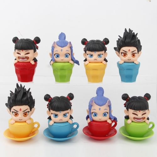 Mô Hình Bộ 8 Nhân Vật Natra , Ngao Bính  - Cao : 8-10cm - Nặng 315gram - No Box - K23-T2-S12