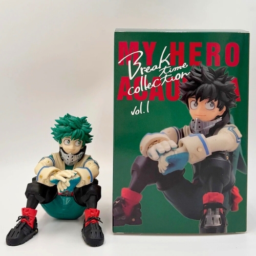Mô Hình Midoriya Izuku dáng ngồi - Cao : 10cm - Nặng 155gram - Box Màu - K62-T2-S4