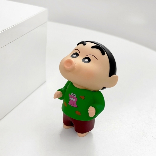 Mô Hình Shin dáng đứng áo xanh - Cao 10cm - Rộng 6cm - Ngang 6cm - nặng : 50gram - SKU : sh850t - ( Vat : E729-75 ) T4