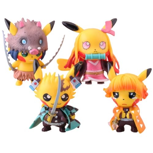 Bộ 4 pikachu cosplay - No Box - N3-K38-T1-S1