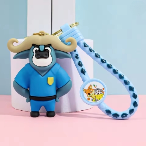 Móc Khóa Chief Bogo Zootopia - Dài 8cm , Rộng 4.5cm - Nặng 50gram - SKU: moc290a - (Vat: 88223-7) - K77-T3-S2