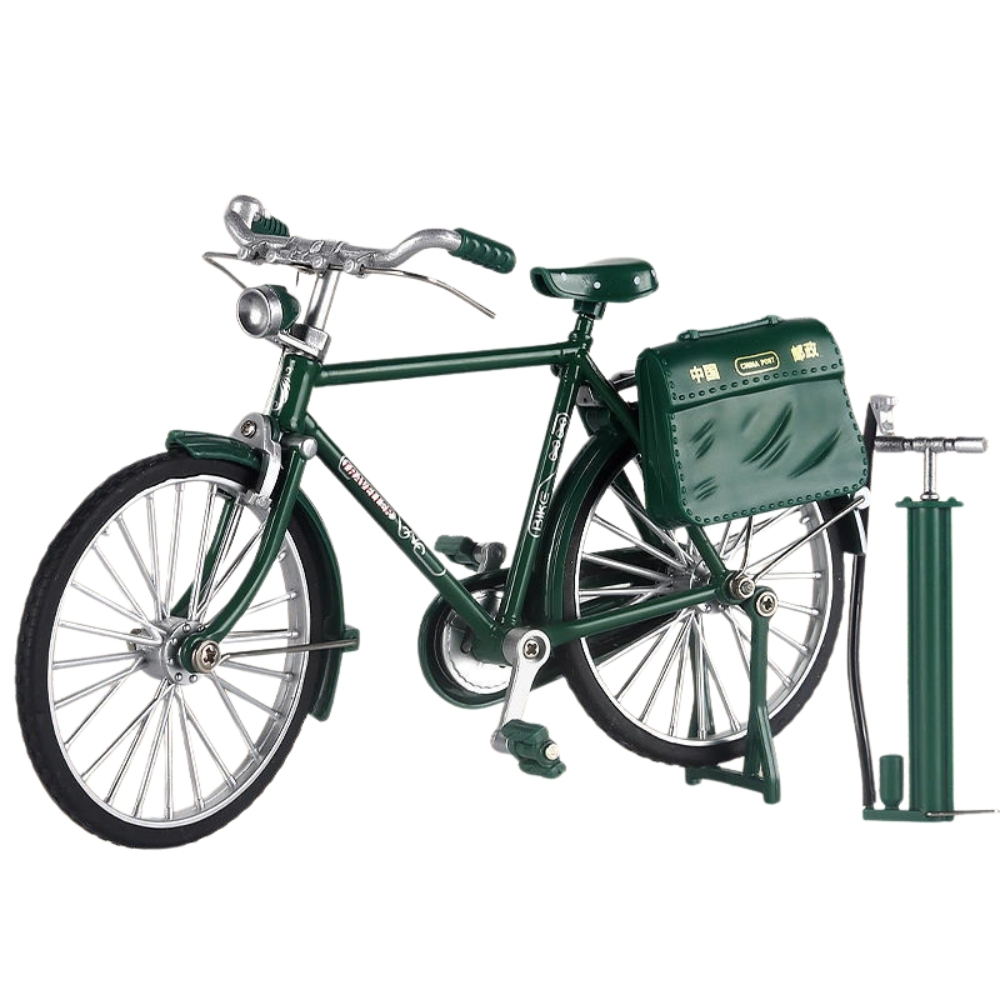 Mô Hình xe đạp thống nhất 1:10 Hợp kim - Phụ kiện : bơm - Dài 17.5cm - rộng 6cm - cao 11cm - nặng ~ 500gram - FULL BOX : box màu SKU : VB8011 - (VAT: 003-04-70)