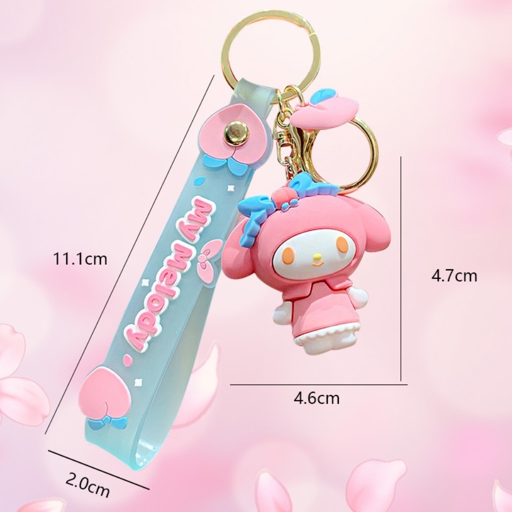 móc khóa kuromi hồng - Dây móc dài : 11cm - Mô Hình Cao : 4.7cm - Nặng : 50gram - No Box : bọc túi OPP - K79-T1-S9