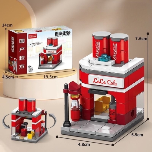 Bộ Đồ Chơi Lắp Ghép Mô Hình Cửa Hàng coca cola - 103pcs - Full Box - Sku : LG-8924-1 ( VAT 001-11-11) K120-T1-S1