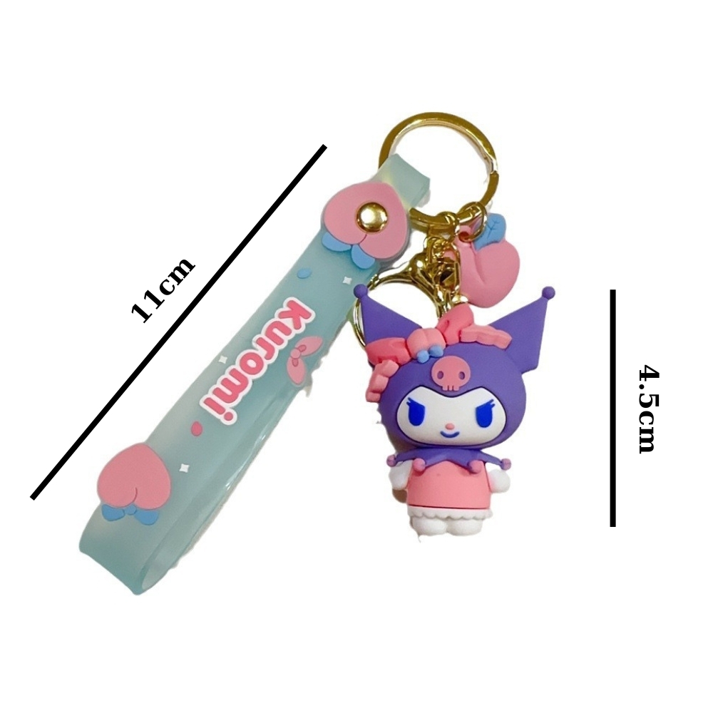 móc khóa kuromi tím - Dây móc dài : 11cm - Mô Hình Cao : 4.5cm - Nặng : 50gram - No Box : bọc túi OPP - K79-T1-S6