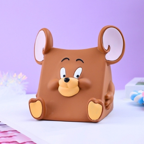 Mô Hình Chuột Jerry tam giác ( Có Thể Đựng Tiền ) - Cao 16.5cm - Rộng 14cm- Ngang 18.5cm - nặng : 300gram - SKU : sh850k - ( Vat : MH001-01 ) T4