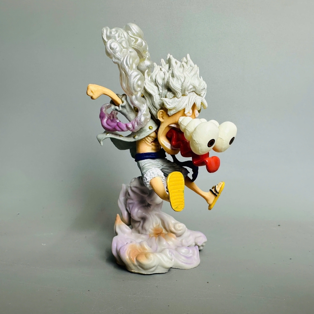 Mô Hình OnePiece luffy gear 5 trạng thái mắt lồi - cao 12cm - nặng 270gram - Hộp Màu - Figure One Piece -  N1-K52-T1-S3