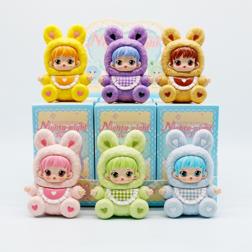Mô Hình bộ 6 baby three - Cao : 8.5cm - Nặng : 500gr - Hộp Màu - K32-T1-S11