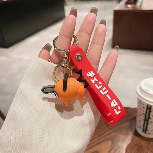 Móc Khóa Pochita siêu dễ thương . Dây móc dài : 10cm - Mô Hình Cao : 3cm - Nặng 50gram K75-T4-S5