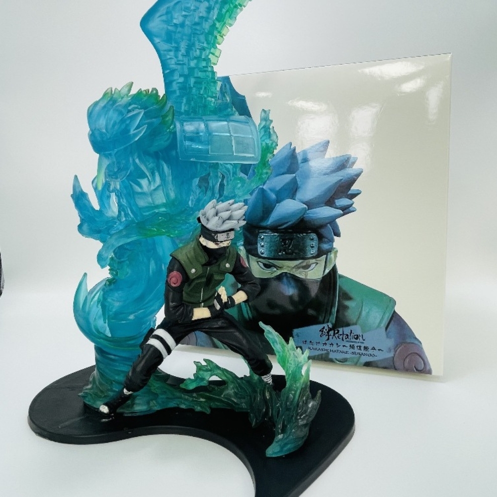 Mô hình Kakashi dáng đứng chiến đấu Cao : 33cm Nặng : 880gram - Figure Naruto - Hộp màu K3-T4-S8