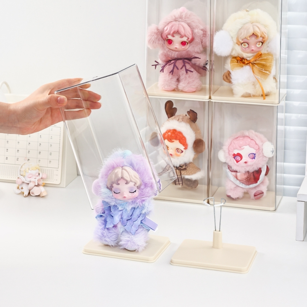 Hộp Meca Trưng Bày 19.5cm Có Nẹp Ôm – Kệ Trưng Bày Trong Suốt – Bảo Vệ Mô Hình Cao Cấp