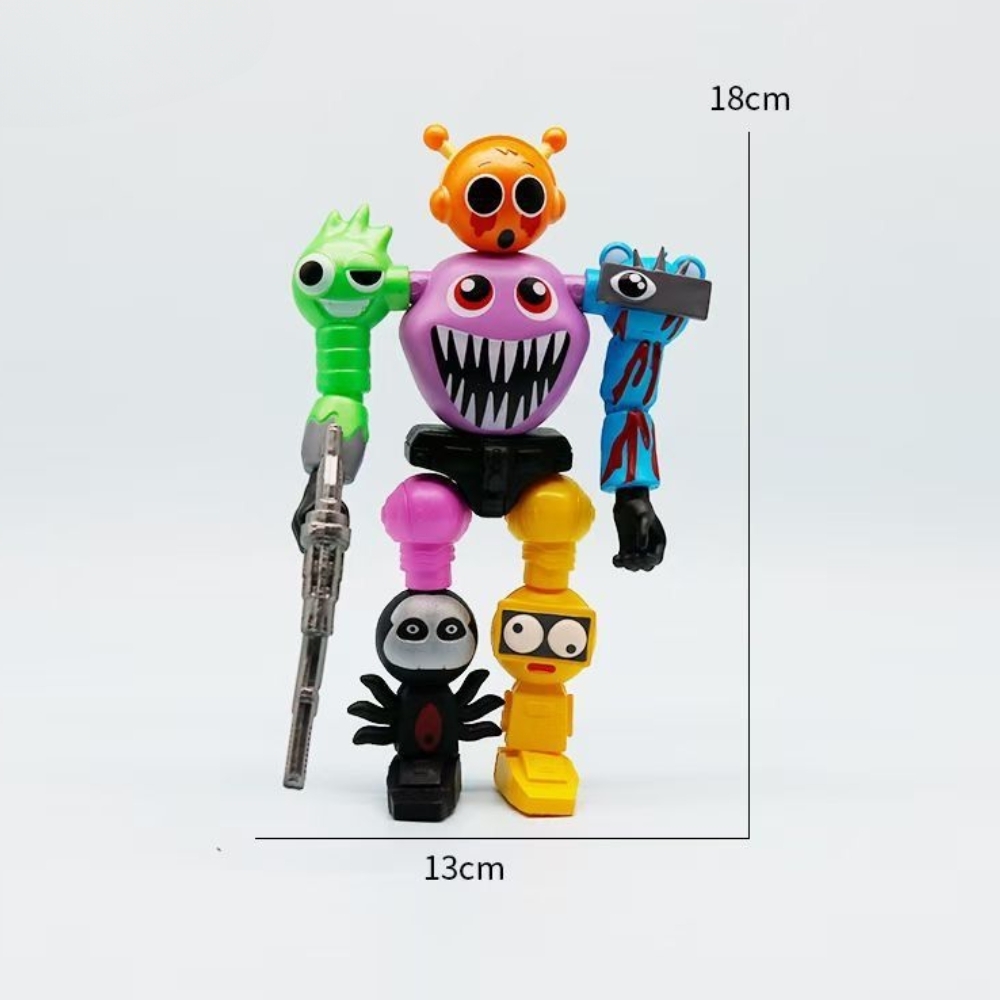 Mô Hình Robot Đầu Cam Lắp Ghép Ngộ Nghĩnh - Cao : 18cm Nặng 182gr - No Box - K32-T2-S12